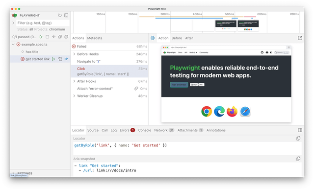 pick locator in ui mode